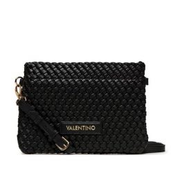 Torebka Valentino. Czarne listonoszki Valentino, bez wzorów, bez dodatków. Za 349.99 zł.