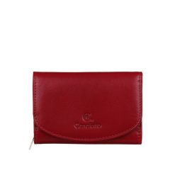 Czerwony skórzany Portfel damski Canaletto PD1202cs165 RFID. Czerwone portfele bez wzorów, ze skóry. Za 160.55 zł.