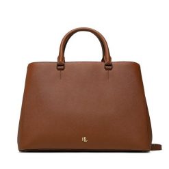Torebka LAUREN RALPH LAUREN. Brązowe torebki klasyczne Lauren Ralph Lauren, bez wzorów, bez dodatków. Za 1,039.00 zł.