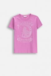 T-shirt z krótkim rękawem. Czerwone t-shirty COCCODRILLO, l, bez wzorów, z bawełny, bez kołnierzyka, bez ramiączek. W wyprzedaży za 19.90 zł.