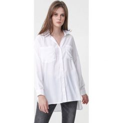 Biała Koszula Zinc. Białe koszule Born2be, l, bez wzorów, casualowe, bez kołnierzyka, bez ramiączek. Za 99.99 zł.