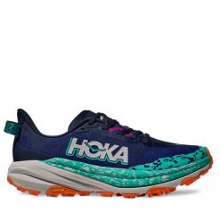 Buty do biegania Hoka. Niebieskie obuwie sportowe HOKA, bez zapięcia, do biegania. Za 549.99 zł.