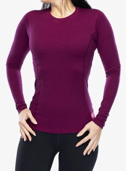 Bluza termoaktywna damska Sensor Merino DF Tee L/S. Fioletowe bluzy Sensor, l, bez wzorów, z materiału, bez kaptura. Za 274.99 zł.