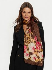 Guess Chusta AW5272 SIL13 Brązowy. Brązowe rękawiczki Guess, z aplikacjami, z jedwabiu. Za 289.99 zł.
