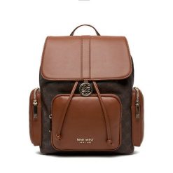 Plecak Nine West. Brązowe plecaki Nine West, bez wzorów. Za 269.99 zł.