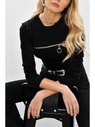 Milan Kiss Koszulka w kolorze czarnym rozmiar: XL. Czarne bluzki Milan Kiss, xl, bez wzorów, bez kołnierzyka, bez ramiączek. Za 130.99 zł.