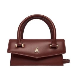 Torebka Patrizia Pepe. Brązowe torebki klasyczne Patrizia Pepe, bez wzorów, bez dodatków. Za 1,269.00 zł.