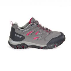 Buty trekkingowe damskie Holcombe IEP Low Regatta. Szare trekkingi Regatta, z poliesteru, trekkingowe. W wyprzedaży za 249.99 zł.