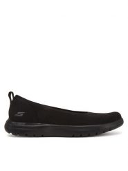 Skechers Baleriny On-The-Go Flex-Siena 138360/BBK Czarny. Czarne baleriny Skechers, bez wzorów, z materiału, bez obcasa. Za 269.99 zł.