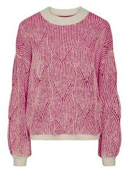 Pieces Sweter w kolorze różowym rozmiar: XL. Różowe swetry Pieces, xl, bez wzorów, z wełny, bez ramiączek. Za 70.41 zł.