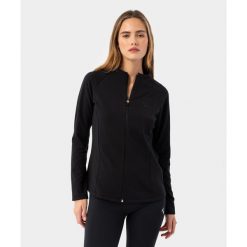 Bluza z zamkiem ocieplana dla kobiet Carpatree Aspen. Czarne bluzy Carpatree, l, bez wzorów, bez kaptura. Za 239.99 zł.