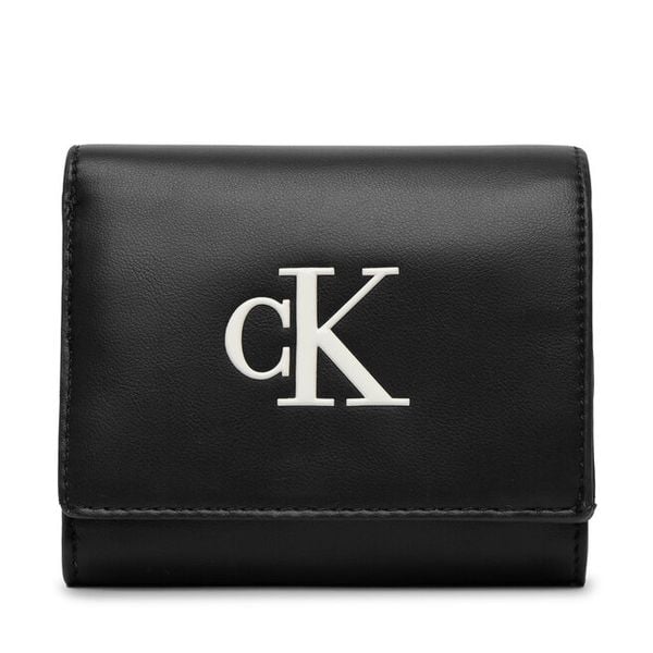 Portfel Calvin Klein. Czarne portfele Calvin Klein, bez wzorów. Za 249.99 zł.