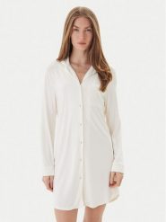 Hunkemöller Koszula nocna Essential 302690 Écru. Koszule nocne Hunkemöller, l, bez wzorów, z wiskozy, bez ramiączek. Za 159.99 zł.