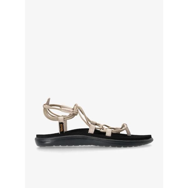 Sandały damskie Teva Voya Infinity. Brązowe sandały Teva, bez wzorów, sportowe, bez obcasa, bez zapięcia. Za 151.99 zł.