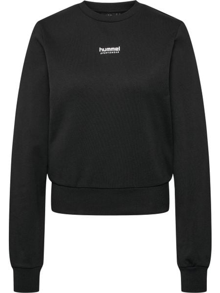 Damska bluza typu crop Hummel LGC Daya. Czarne bluzy Hummel, xs, bez wzorów, z bawełny, bez kaptura. Za 204.60 zł.