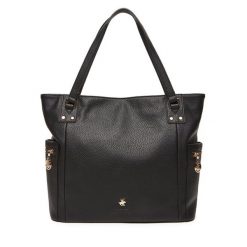 Torebka Beverly Hills Polo Club. Czarne torebki klasyczne Beverly Hills Polo Club, bez wzorów, bez dodatków. Za 249.99 zł.