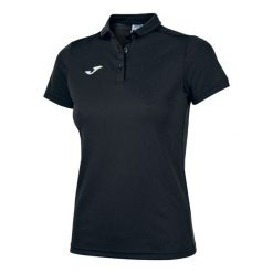 Koszulka polo do tenisa damska Joma Hobby. Czarne koszulki polo Joma, xs, bez wzorów, bez kołnierzyka, bez ramiączek. Za 101.99 zł.
