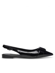 GINO ROSSI Baleriny AGORA-V1166-01-1 Czarny. Czarne baleriny Gino Rossi, bez wzorów, z lakierowanej skóry, bez obcasa. Za 239.99 zł.