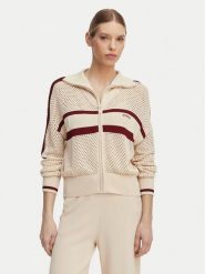 Guess Bluza V6GR08 Z0729 Beżowy Regular Fit. Brązowe bluzy Guess, m, z aplikacjami, z syntetyku, bez kaptura. Za 381.99 zł.