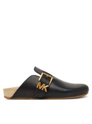 MICHAEL Michael Kors Klapki Greer 40T6GRFP1L Czarny. Czarne klapki MICHAEL Michael Kors, bez wzorów, ze skóry, bez obcasa. Za 809.99 zł.