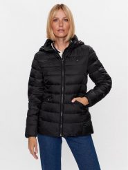 Tommy Hilfiger Kurtka przejściowa WW0WW39581 Czarny Regular Fit. Czarne kurtki TOMMY HILFIGER, xs, bez wzorów, z syntetyku, bez kaptura. Za 589.99 zł.