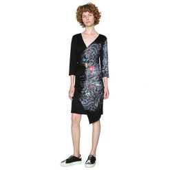 Desigual Sukienka damska Vest Next To Me 18SWVKBK 2000 (rozmiar S). Spódnice Desigual, s, bez wzorów, z materiału, bez kołnierzyka, bez ramiączek. W wyprzedaży za 160.00 zł.