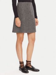 Weekend Max Mara Spódnica trapezowa Marche 2525106022 Szary Regular Fit. Szare spódnice Weekend Max Mara, bez wzorów, z wełny, trapezowe. Za 829.99 zł.