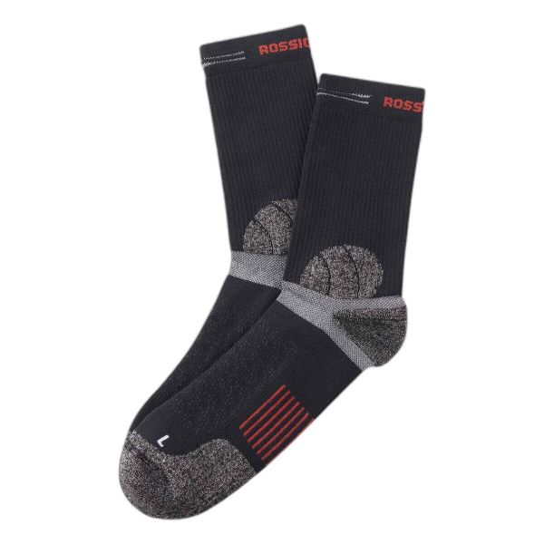 Średnio wysokie skarpety Rossignol Sapa. Czarne skarpety Rossignol, bez wzorów, z materiału. Za 73.99 zł.