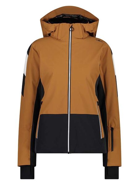 CMP Kurtka narciarska w kolorze jasnobrązowo-czarnym rozmiar: 44. Brązowe kurtki narciarskie CMP, bez wzorów, z syntetyku, bez kaptura, narciarskie. Za 657.33 zł.