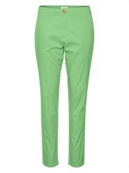 SAINT TROPEZ Spodnie chino "Phila" w kolorze zielonym rozmiar: L. Zielone spodnie materiałowe Saint Tropez, na co dzień, l, bez wzorów, z bawełny. Za 131.74 zł.