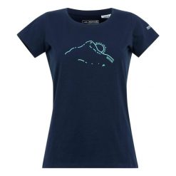 T-shirt Damski Z Górą Breezed V. Niebieskie t-shirty Regatta, xl, bez wzorów, bez kołnierzyka, bez ramiączek. Za 36.99 zł.