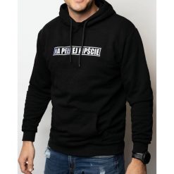 Bluza Na Pełnej Kipście JR Czarna 2025. Czarne bluzy KIPSTA, s, bez wzorów, z bawełny, bez kaptura. Za 149.99 zł.