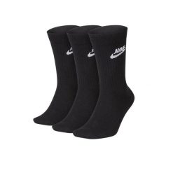 SKARPETY Nike Sportswear Everyday, Dla obu płci. Czarne skarpety Nike, bez wzorów, z poliesteru. Za 76.99 zł.