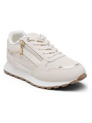 Foreverfolie Sneakersy w kolorze beżowym rozmiar: 39. Brązowe trampki Foreverfolie, bez wzorów, bez zapięcia. Za 114.17 zł.