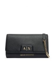 Armani Exchange Torebka XW000358 AF26570 UC001 Czarny. Czarne torebki klasyczne Armani Exchange, bez wzorów, ze skóry, bez dodatków. Za 429.99 zł.