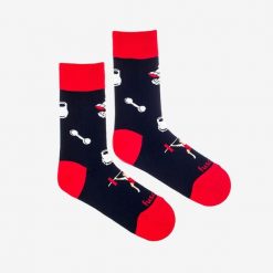 Skarpety Coqui 35-38 - czerwone. Czarne skarpety 909, bez wzorów. Za 94.99 zł.