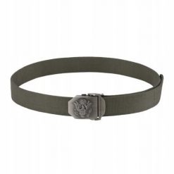 Pasek parciany Army. Zielone spodnie sportowe HELIKON-TEX, bez wzorów, trekkingowe. Za 59.99 zł.