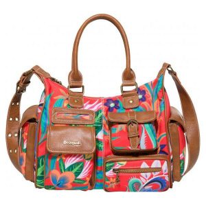 Desigual Torebka Damska Wielokolorowa Liana London Medium. Torebki klasyczne Desigual. W wyprzedaży za 255.00 zł.