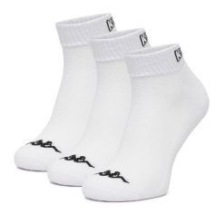 Skarpety długie Kappa. Białe skarpety Kappa, bez wzorów. Za 34.99 zł.