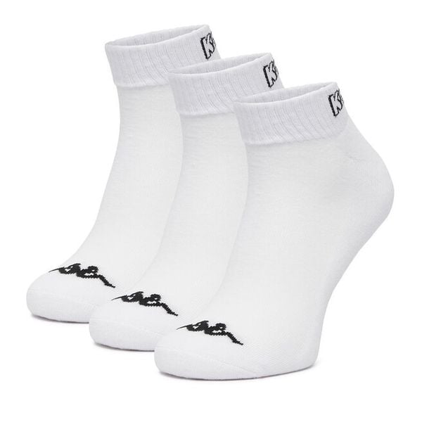 Skarpety długie Kappa. Białe skarpety Kappa, bez wzorów. Za 34.99 zł.