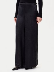 Marella Spodnie palazzo Emme by Marella William 2525136051 Czarny Wide Leg. Czarne spodnie materiałowe Marella, bez wzorów, z materiału. Za 312.99 zł.