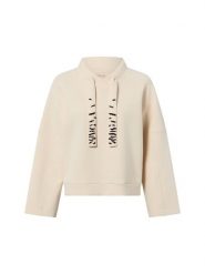 Marc Cain Bluza Kobiety beżowy, 40. Brązowe bluzy Marc Cain, bez wzorów, bez kaptura. Za 749.95 zł.