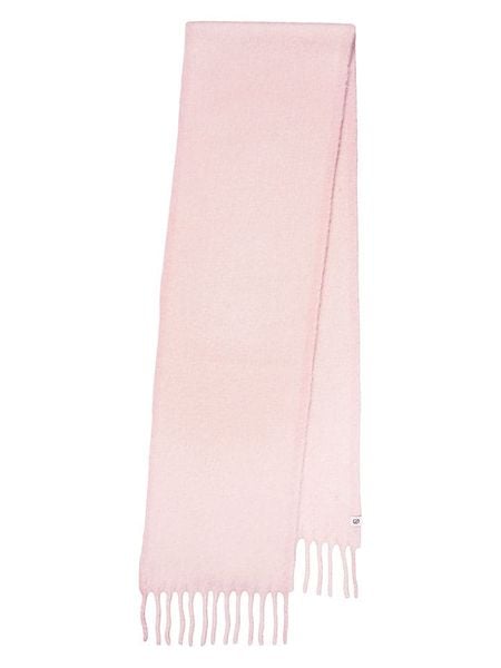 Becksöndergaard Wełniany szal "Solid Yuta" w kolorze jasnoróżowym - 210 x 26 cm rozmiar: onesize. Różowe szaliki Becksöndergaard, bez wzorów, z materiału. Za 247.99 zł.