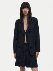 Desigual Marynarka Flockarty 25WWEW19 Czarny Regular Fit. Czarne marynarki i żakiety Desigual, xl, bez wzorów, z syntetyku. Za 459.99 zł.