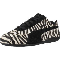 Buty PUMA YELLOW SPEEDCAT ZEBRA WNS Nadruk zwierzęcy. Czarne trekkingi Puma, z materiału, trekkingowe. Za 341.99 zł.