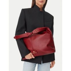 Torebka Beverly Hills Polo Club. Czerwone torebki klasyczne Beverly Hills Polo Club, bez wzorów, bez dodatków. Za 229.99 zł.
