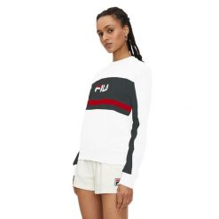 Bluza damska FILA Lishui. Białe bluzy Fila, xs, bez wzorów, bez kaptura. Za 169.99 zł.