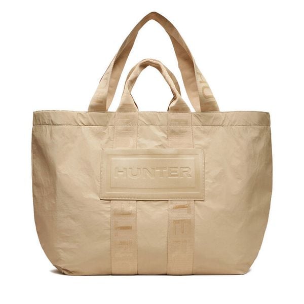 Torebka Hunter. Brązowe shopper Hunter, bez wzorów, bez dodatków. Za 219.99 zł.