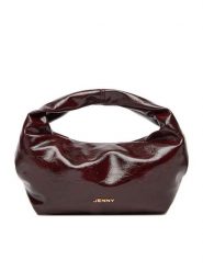 JENNY Torebka C-JEN-S-002-08 Bordowy. Czerwone torebki klasyczne Jenny, bez wzorów, z materiału, bez dodatków. Za 129.99 zł.