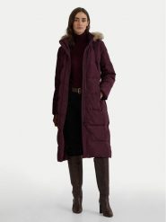 LAUREN RALPH LAUREN Płaszcz zimowy 297957518003 Bordowy Regular Fit. Czerwone płaszcze Lauren Ralph Lauren, na zimę, xl, bez wzorów, z syntetyku, bez kaptura. Za 1,149.00 zł.